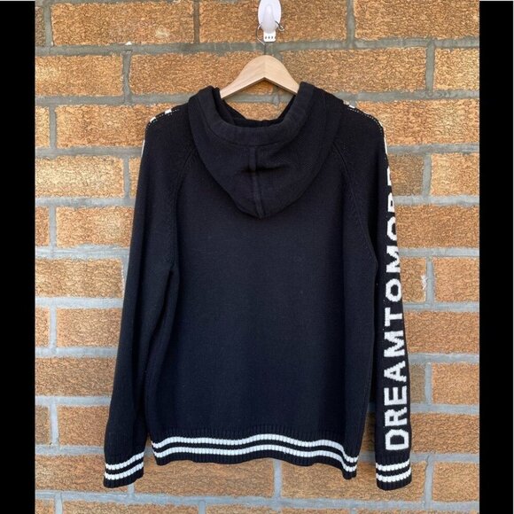 MAJE Major ‘Dream tomorrow’ embroidered knitted hoody size 1 - Picture 6 of 7